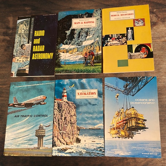 Book Set Science Program Nelson Doubleday 1970 Box Radar Astronomy Navigation - Picture 5 of 8